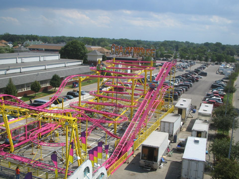 New Crazy Mouse Roller Coaster ride