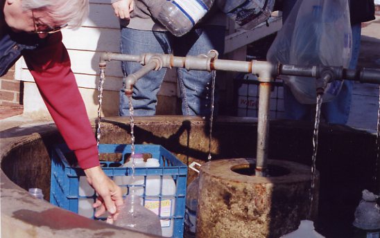 More people collecting water